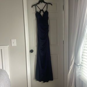 Navy Prom dress - Size XS